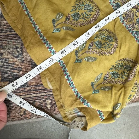 Natural Life Paisley Floral Tie Blouse - Picture 9 of 9